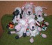 Изображение в Для детей Детские игрушки симпатичные вязаные панды, медвежата, зайцы, в Барнауле 300