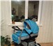 Foto в Для детей Детские коляски Коляска 2 в 1 ярко голубого цвета с серым. в Саратове 8 500