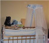 Foto в Для детей Детская мебель Продам детскую кроватку с балдахинами+ падушка в Москве 4 000