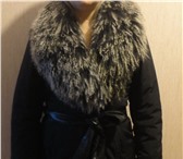 Изображение в Одежда и обувь Женская одежда Утеплённое пальто из черной плащевой ткани. в Кирове 7 000