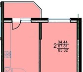 Изображение в Недвижимость Квартиры Просторная 2 комнатная квартира в строящемся в Краснодаре 1 971 000