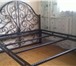 Foto в Мебель и интерьер Мебель для спальни Продам кованую двухспальную кровать в малогабаритную в Комсомольск-на-Амуре 25 000