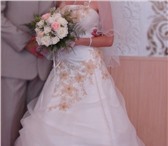 Изображение в Одежда и обувь Свадебные платья Свадебное платье цвет "брызги шампанского", в Оренбурге 6 000