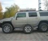 Продается внедорожник серо – золотистого цвета Hummer H2, Дата выпуска автомобиля – 2004 год, Пробе 17143   фото в Екатеринбурге