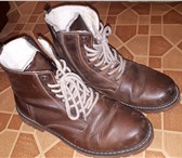 Фотография в Одежда и обувь Мужская обувь Продам зимние мужские ботинки коричневого в Тюмени 4 500