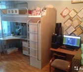 Фото в Мебель и интерьер Мебель для детей Продам кровать/шкаф/стол + матрац (ортопедический) в Красноярске 16 500